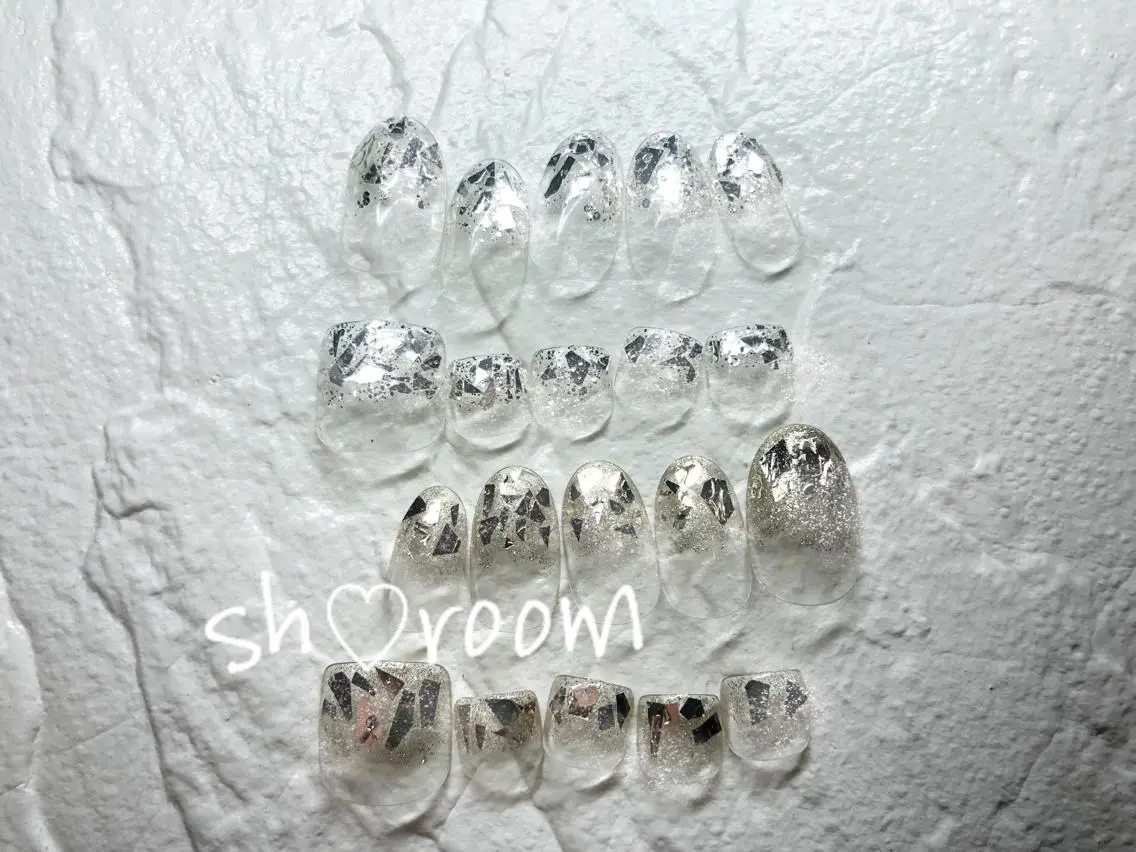 ネイル アートネイル フットネイル グラデーション ラメ(グリッター) ラメグラデーション Nail salon Ruuのネイルデザイン