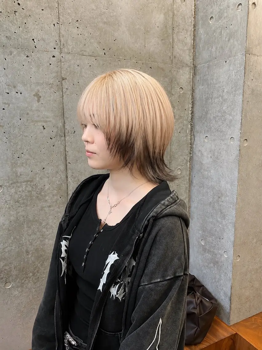 ミディアム カラー 🌈艶ハイトーン特化 🌈NOZOMUのヘアスタイル