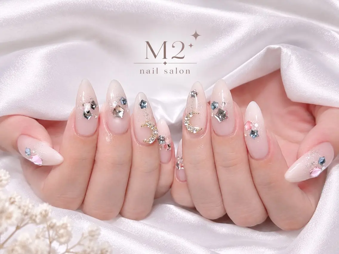 ネイル ハンドネイル 長さだし専門店 M2　rikaのネイルデザイン
