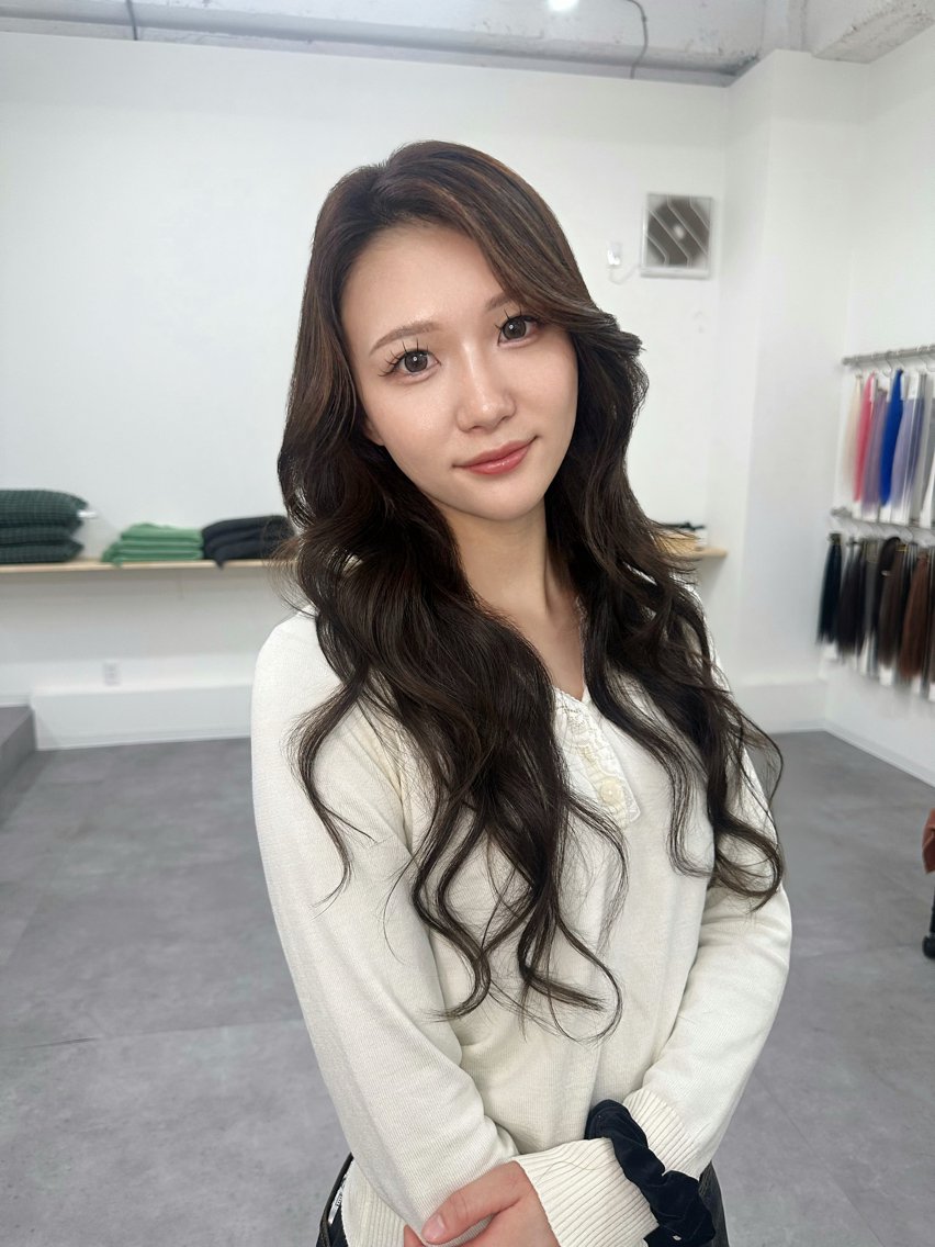 ロング カラー 透明感カラー レイヤーカット ヘアカラー トリートメント Ripper /大井あんずのヘアスタイル