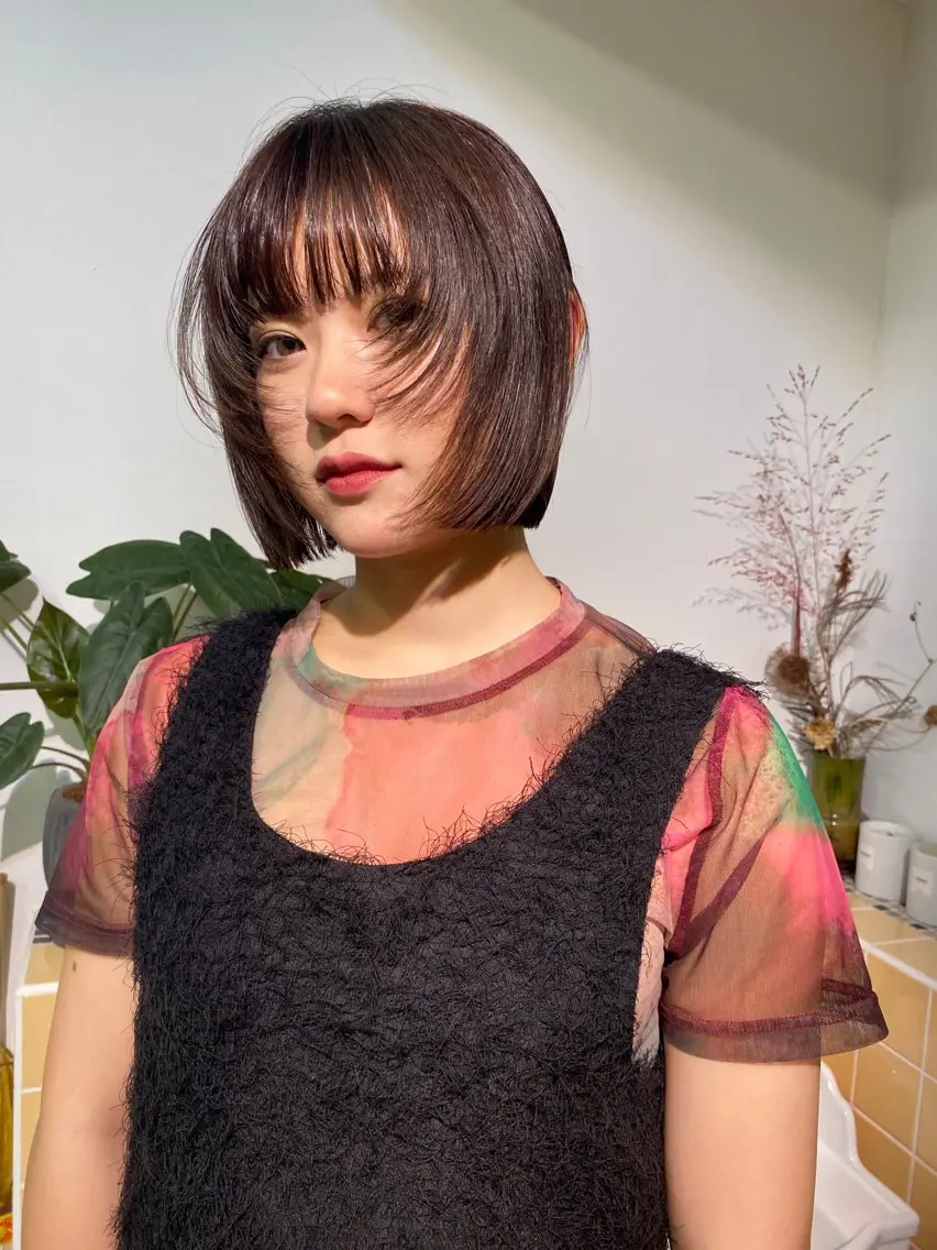 ミディアム カット iroha/ n.w.h🎀のヘアスタイル