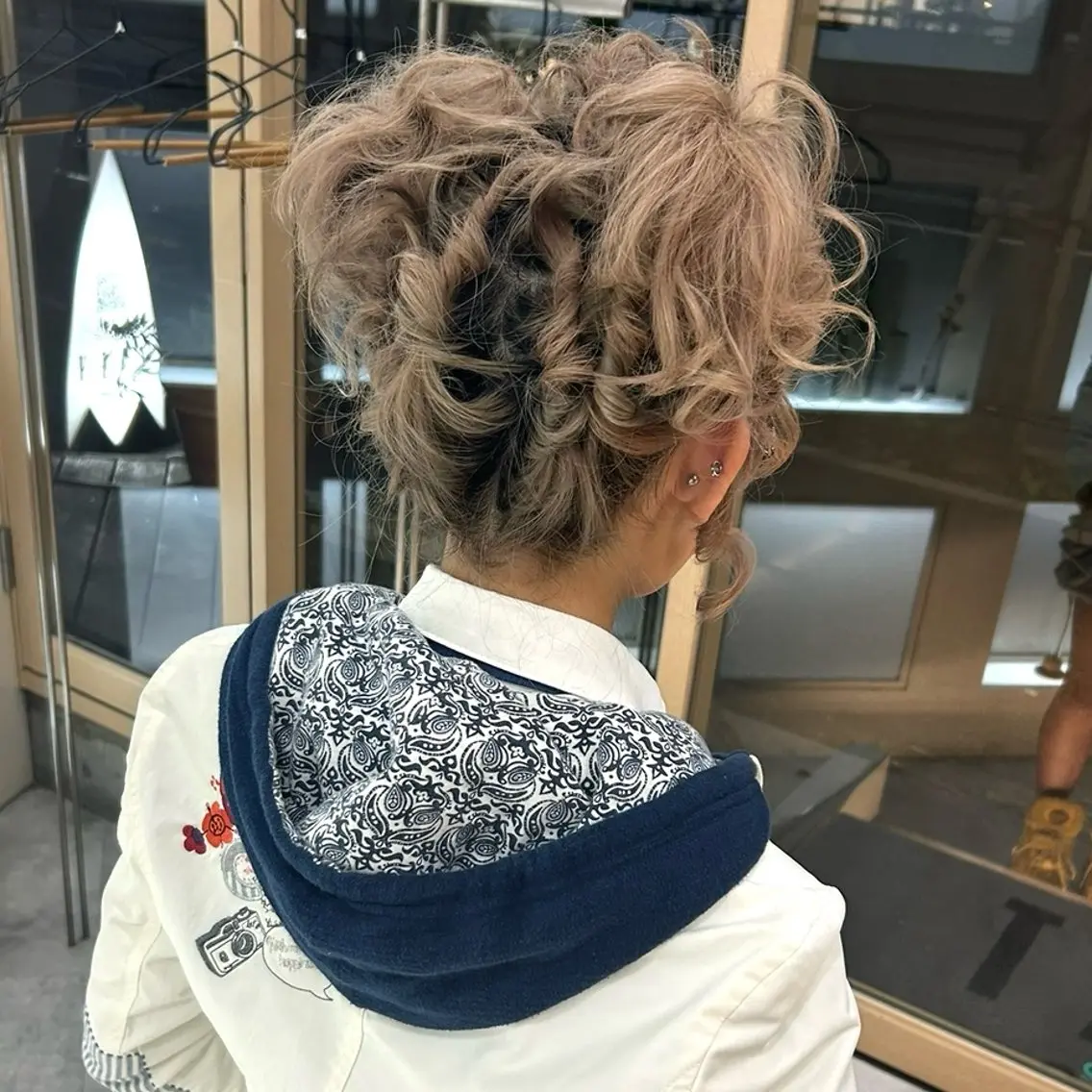 ミディアム ヘアアレンジ ヘアセット ユメナ ̖́-のヘアスタイル