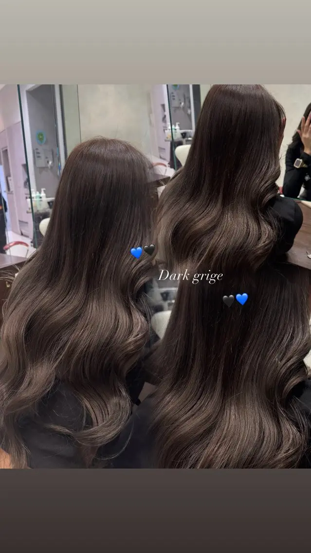 カラー ダークグレー Earth🎀 のんのヘアスタイル
