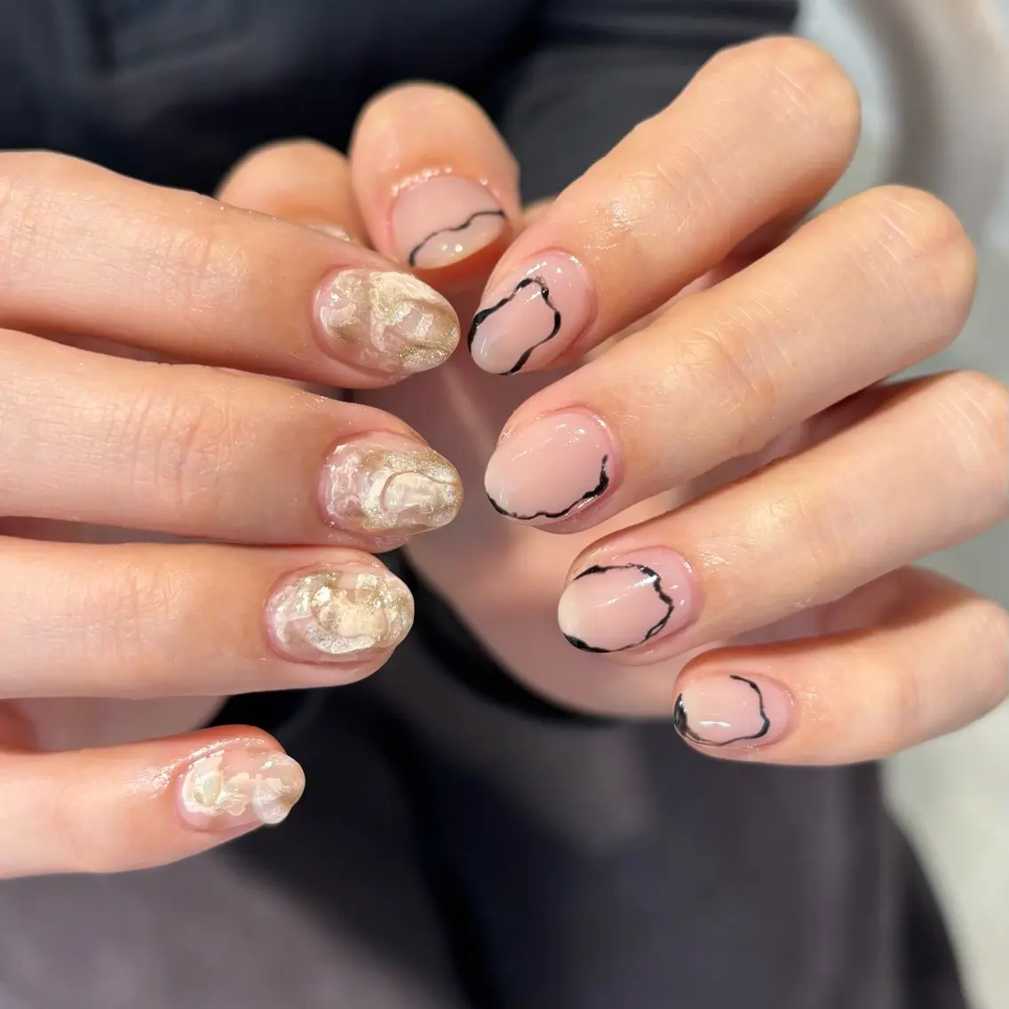 ネイル 持ち込み ニュアンスネイル モデル様募集中♡ Kokomi🍮のネイルデザイン