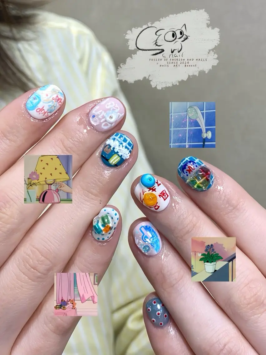 ネイル アートネイル チークネイル フレンチネイル グラデーション マグネットネイル S.nail _のネイルデザイン