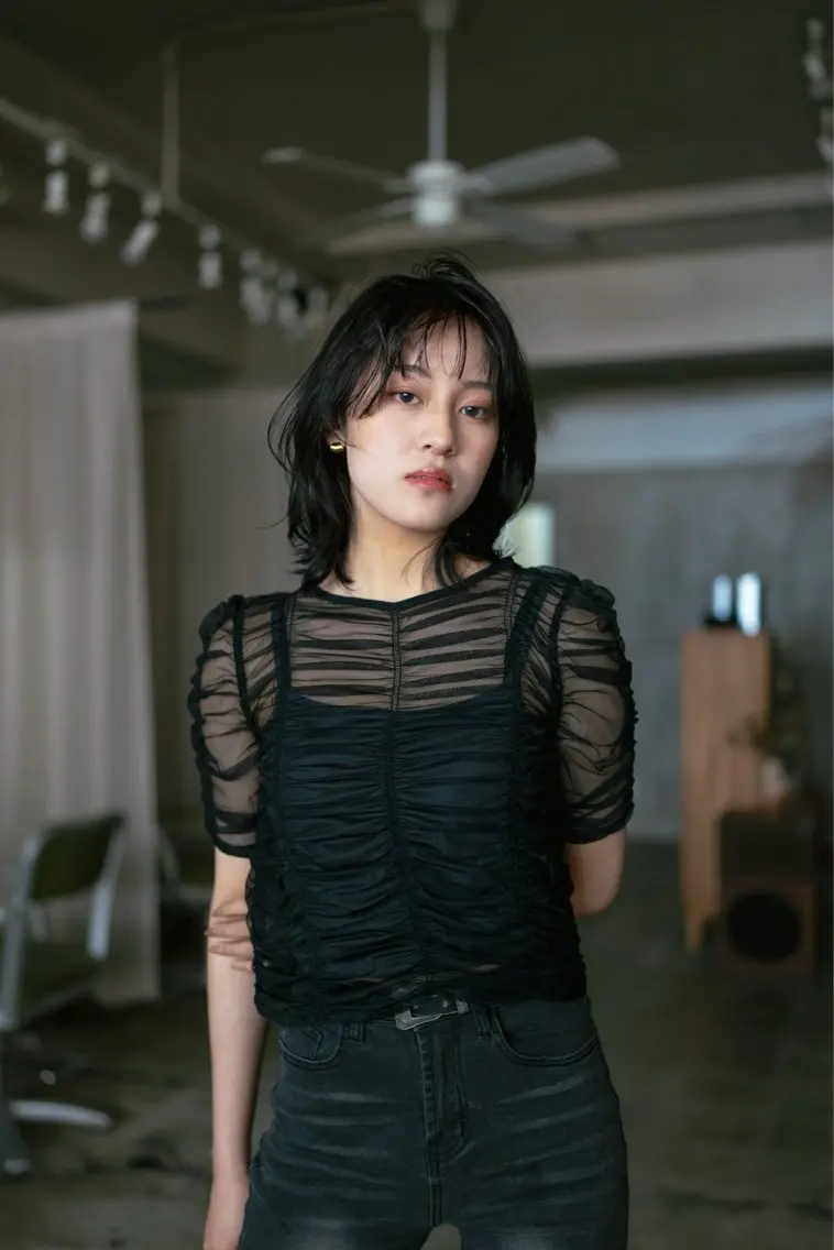 ミディアム カラー K ojiのヘアスタイル