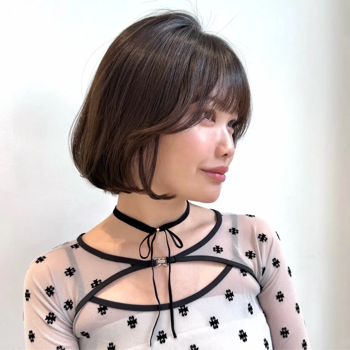 ショート カット ヘアカラー トリートメント 韓国/くびれミディ /レイヤー🧸千純のヘアスタイル