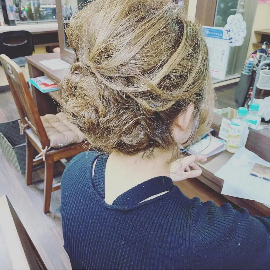 ショート ヘアセット 泉 汐織のヘアスタイル
