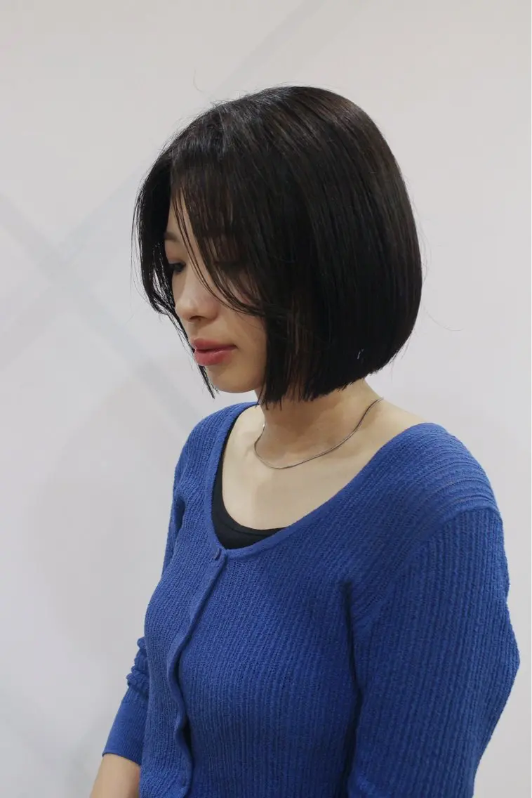 ミディアム 田中 結月のヘアスタイル