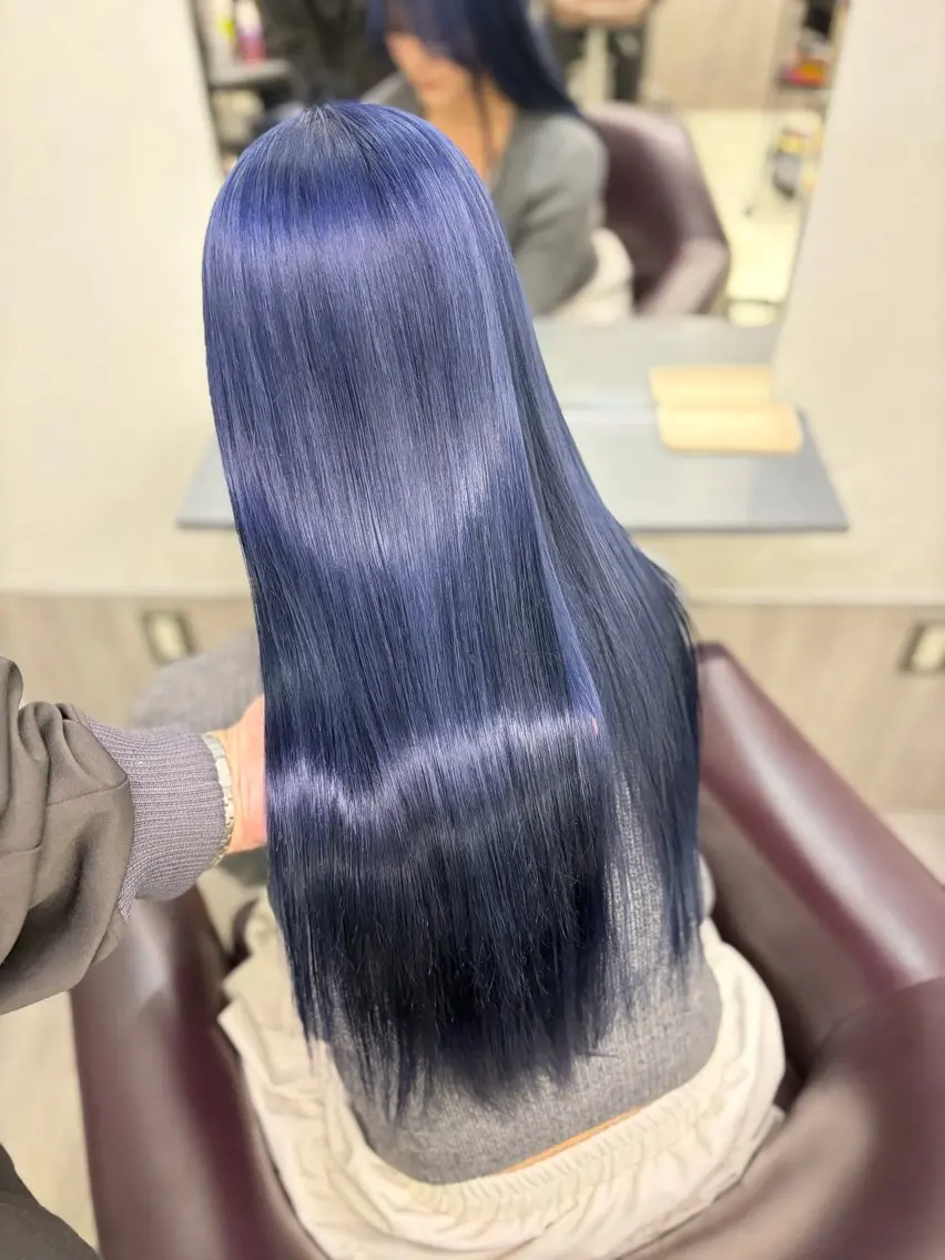 ロング カラー ヘアカラー トリートメント 天神大名/ブリーチ 鶴岡和幸/ハイトーンのヘアスタイル