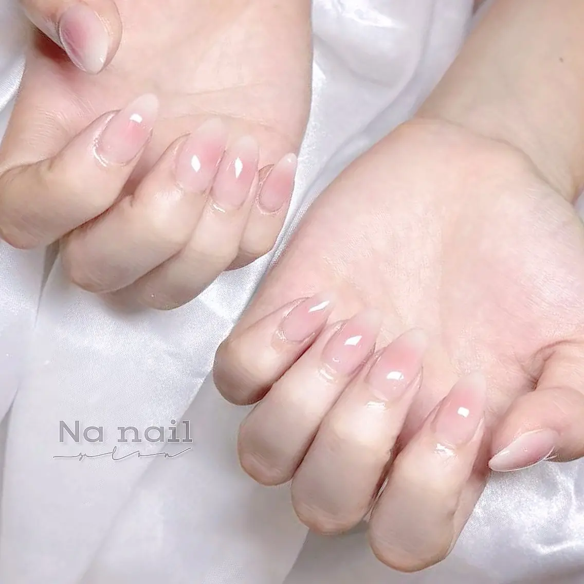 ネイル チークネイル フラッシュネイル フレンチネイル ジェルネイル グラデーション ハンドネイル CC Nail 高田馬場のネイルデザイン