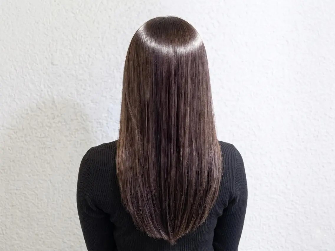 ロング カット 縮毛矯正 トリートメント APHRODITE 升田 潤のヘアスタイル