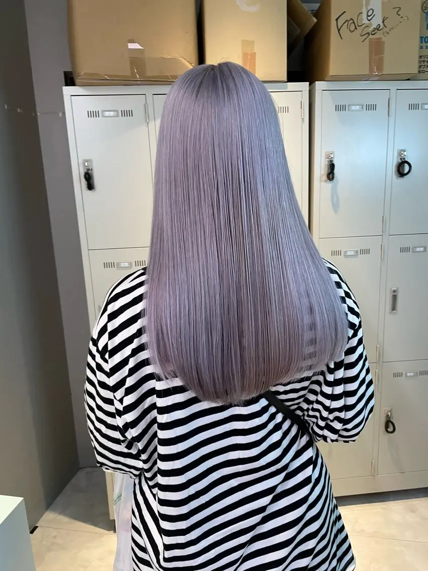 ロング カラー ヘアアレンジ えびけん/色落ちまで 可愛い♥️のヘアスタイル