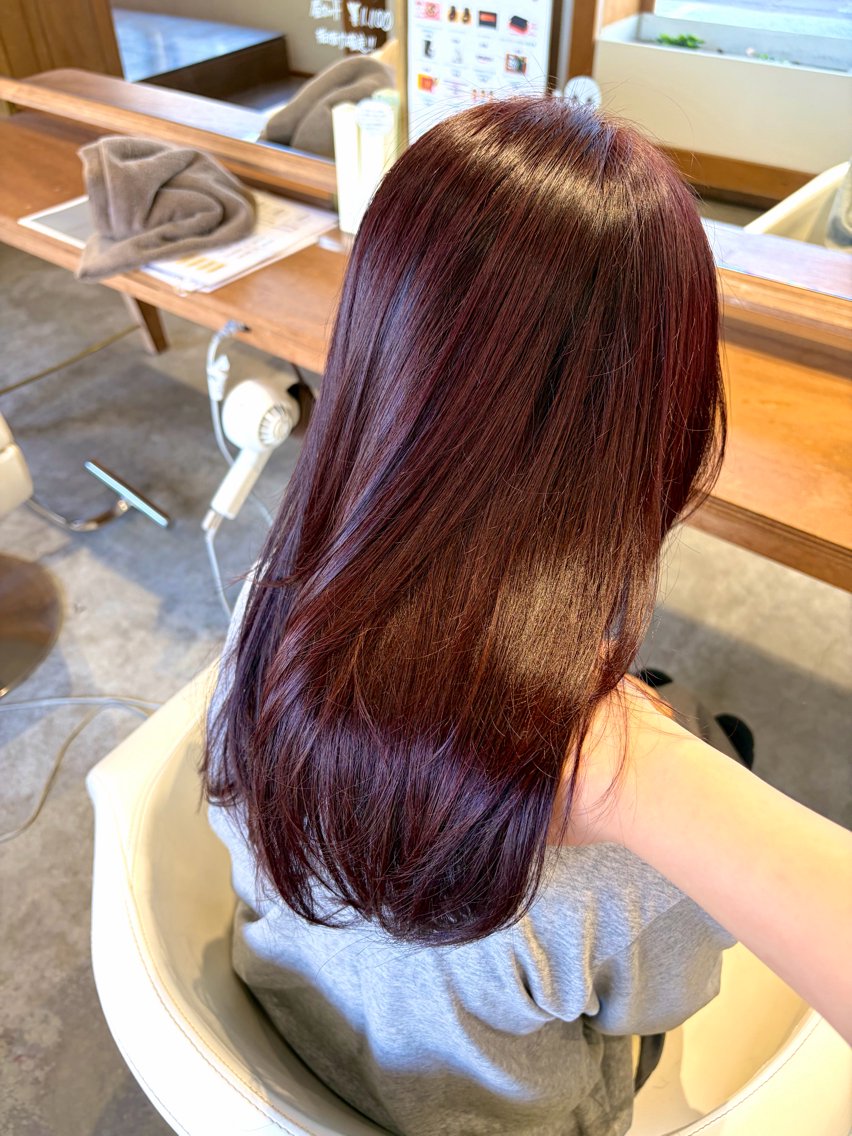 ロング カラー ショートボブ ロングレイヤー ブリーチ 透明感カラー ブリーチなしカラー カット ヘアカラー トリートメント fulam － KAEDEのヘアスタイル