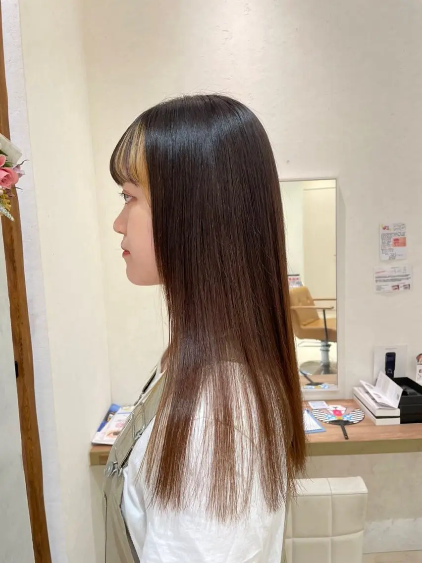 ロング PooL ♥ かたやま ひなこのヘアスタイル