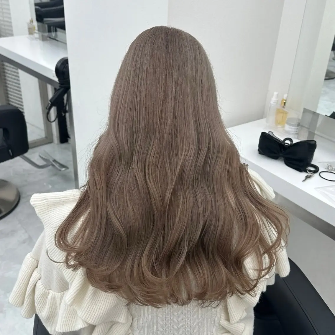 ロング カラー ヘアカラー トリートメント ヘッドスパ ヘアセット 似合わせstyle ❤︎misaki❤︎のヘアスタイル