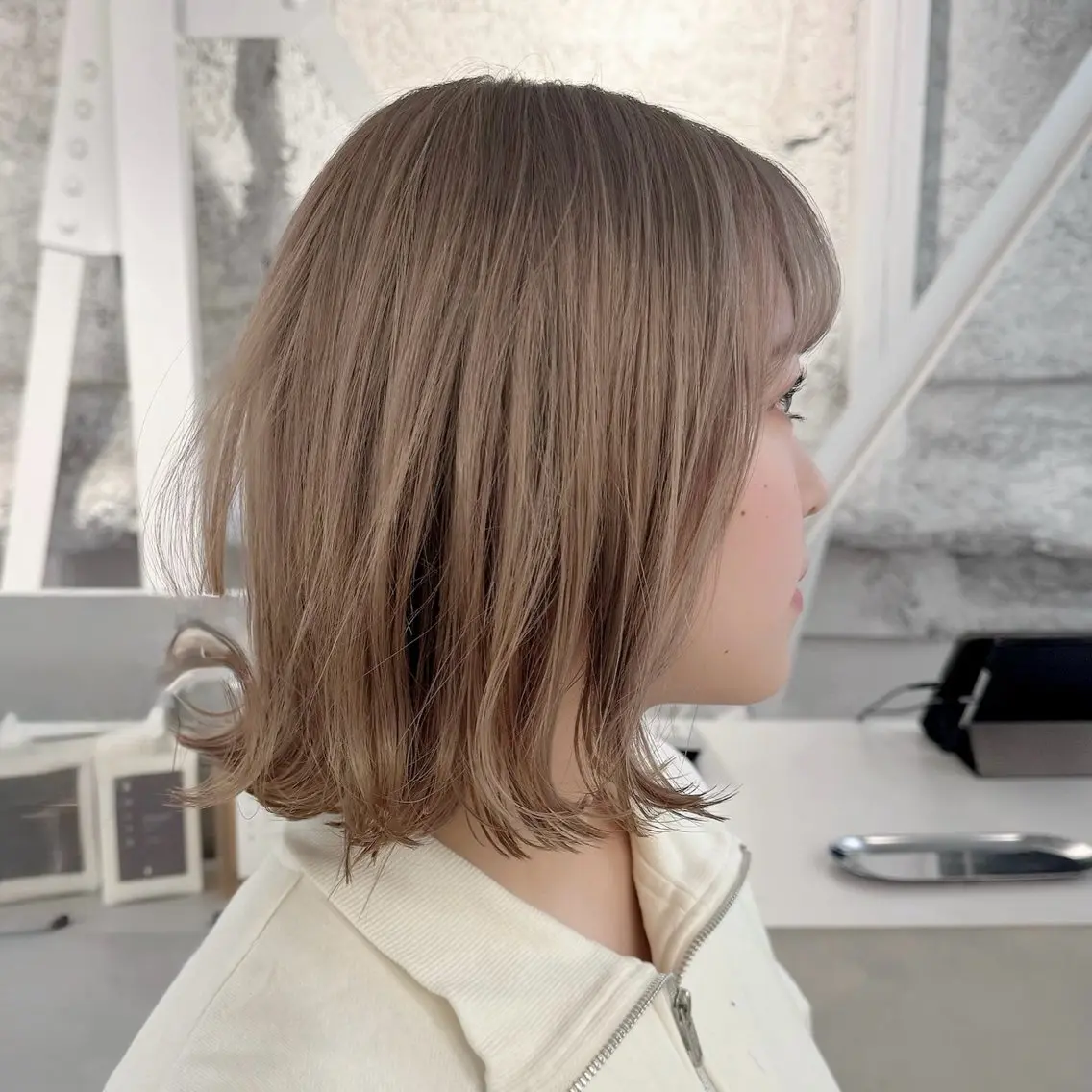 ミディアム カット ヘアカラー カット特化 /BLUET/新宿のヘアスタイル