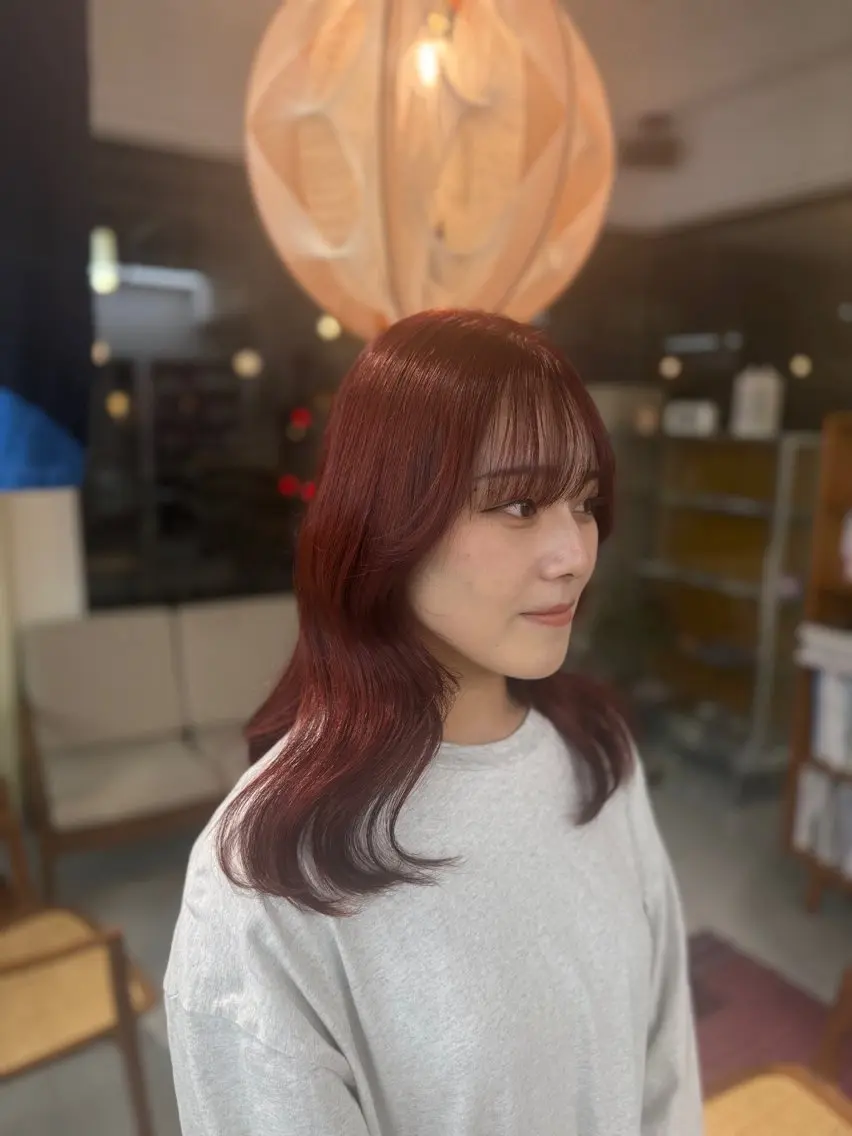 ミディアム カラー PORTHAIR/ 豊田市/YUNAのヘアスタイル