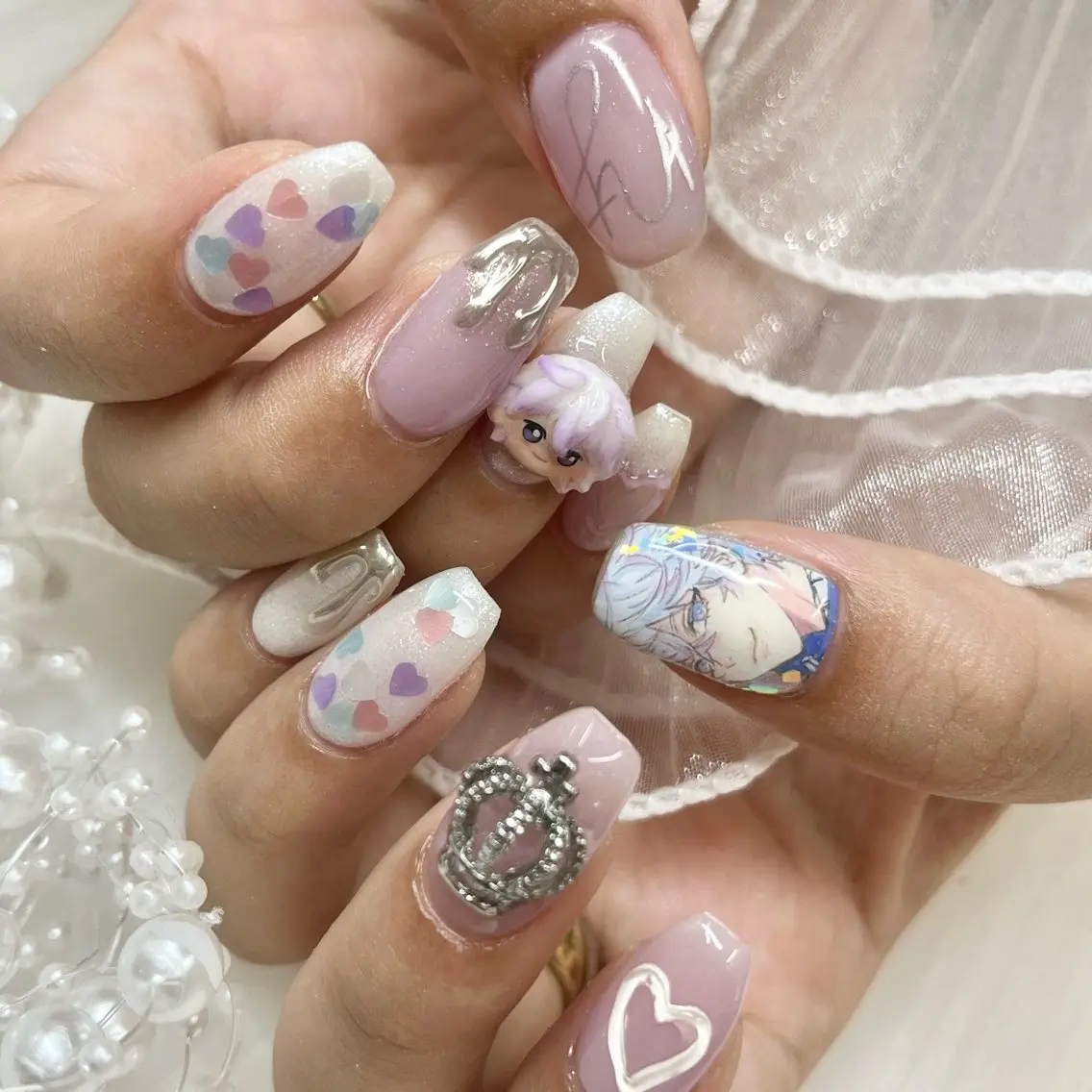 ネイル ハンドネイル 池袋痛ネイル Nok. 渡辺のネイルデザイン