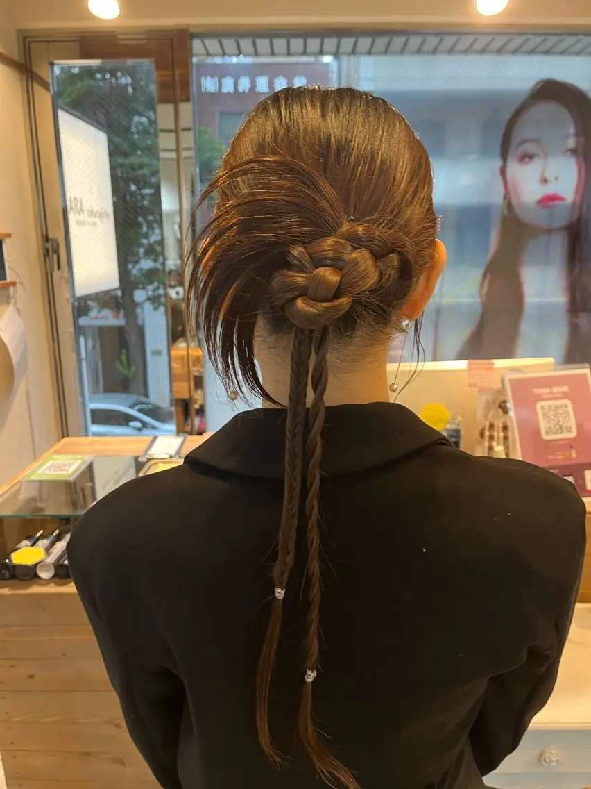 【特別な日やイベント前に】ヘアセット❤︎ ⸝⸝の写真
