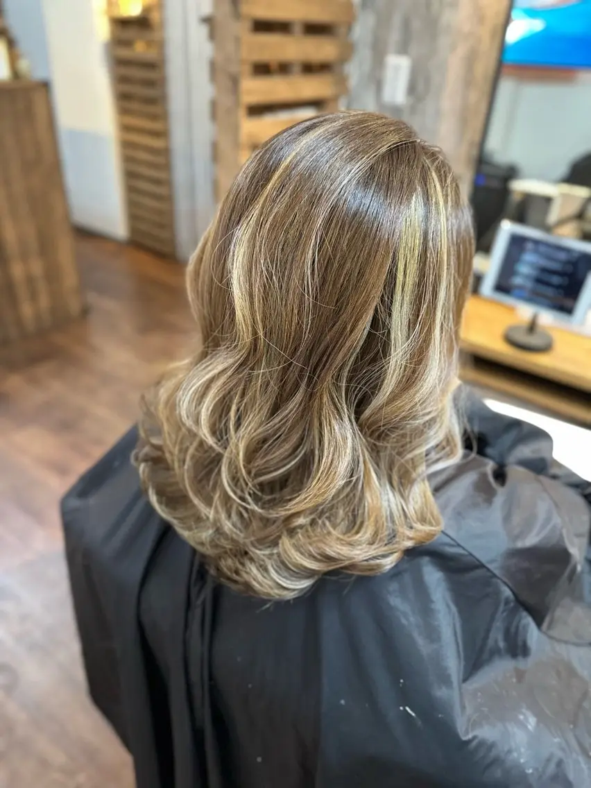 ミディアム カラー カット ヘアカラー トリートメント Luzir⭐︎ GEN⭐︎のヘアスタイル