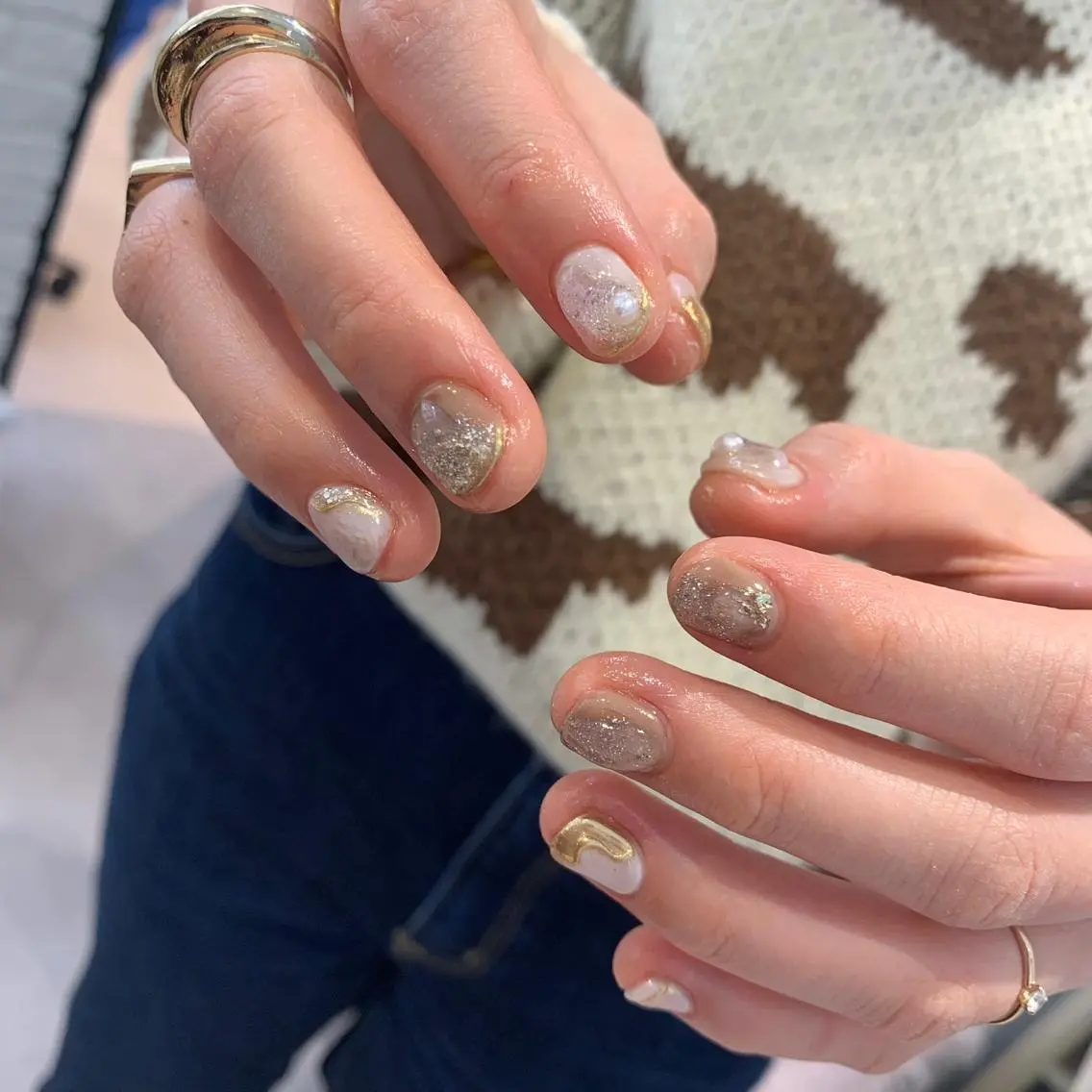ネイル ニュアンスネイル マキノ ユイのネイルデザイン