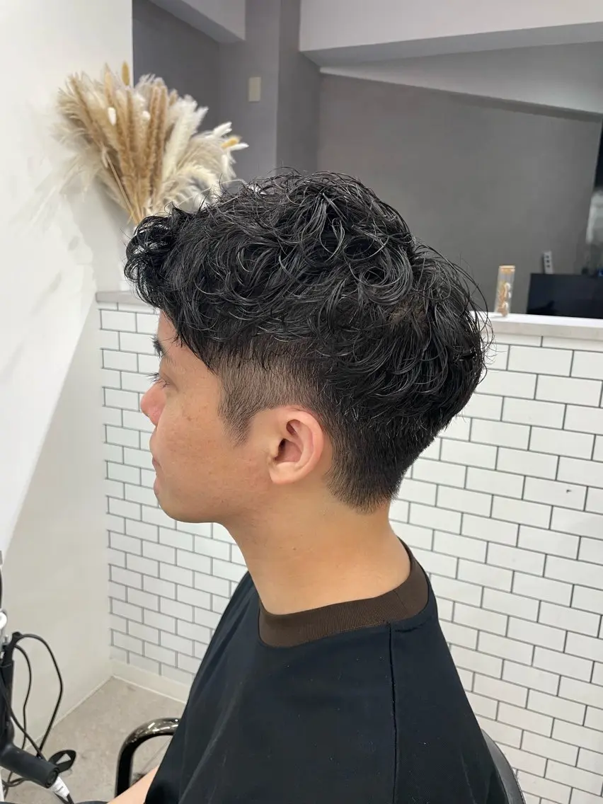 ショート パーマ メンズ メンズパーマ カット 🔥メンズ特化🔥 AKIHISAのヘアスタイル