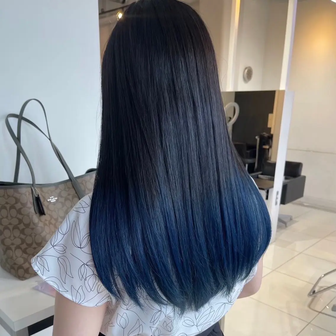 ロング カラーモデル募集♩ ALIVEりんのヘアスタイル