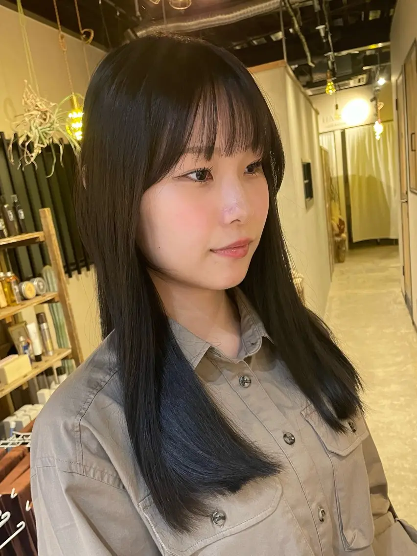 ロング ロング 北原 紗希のヘアスタイル