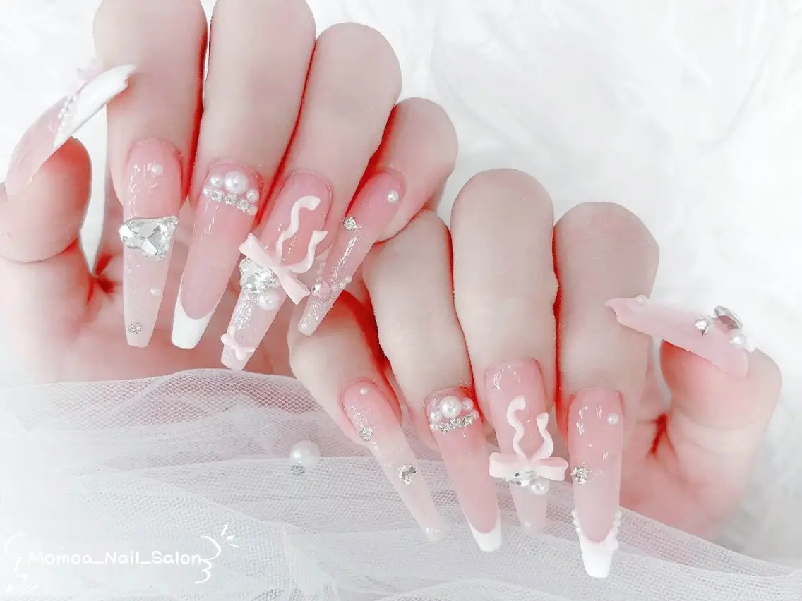 ネイル 長さ出し 韓国ネイル スカルプネイル ワンホンネイル ハンドネイル ハンドケア MUNI🎀 NAIL のネイルデザイン