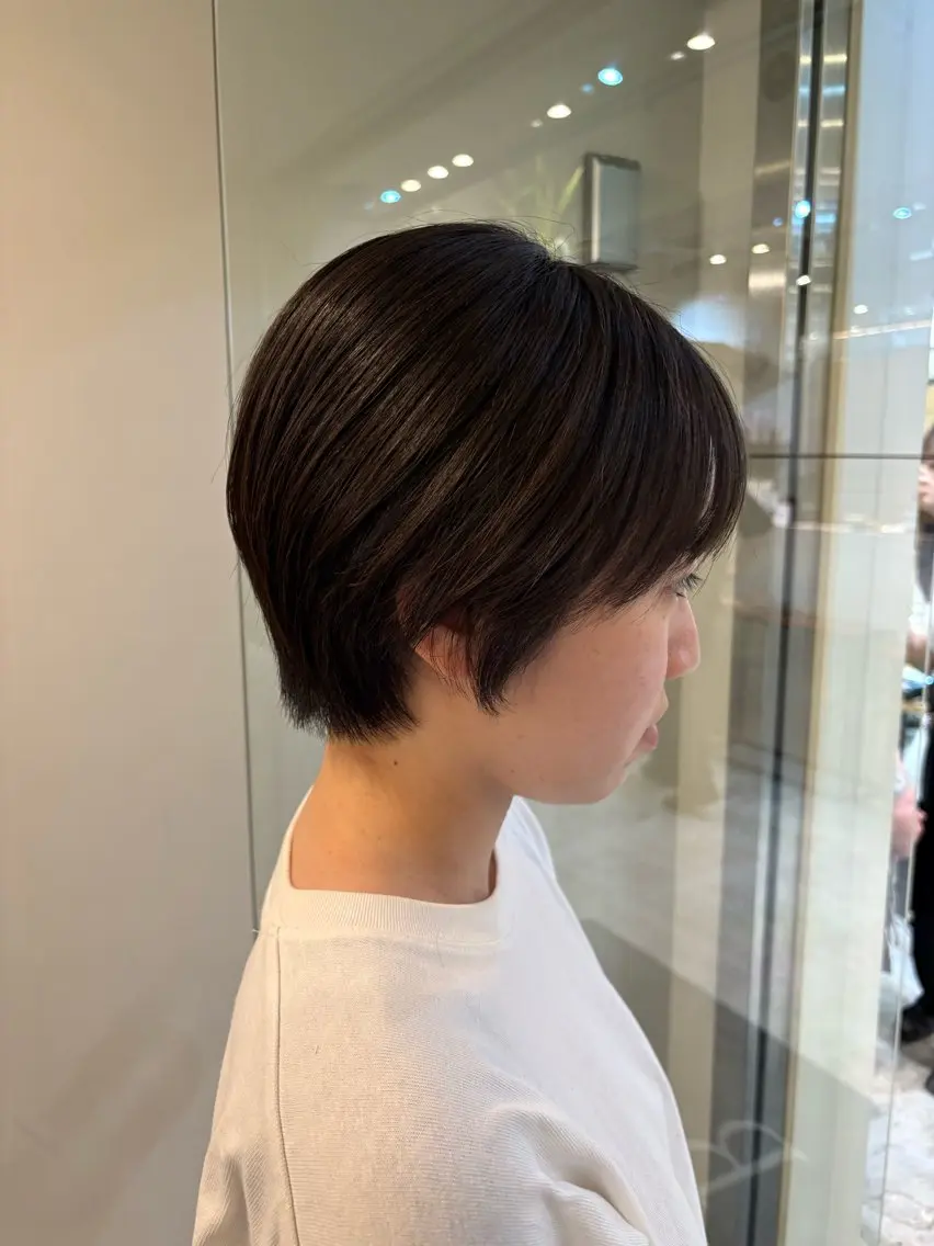 ショート ショートヘア 似合わせカット‪// 鶴我万唯華のヘアスタイル