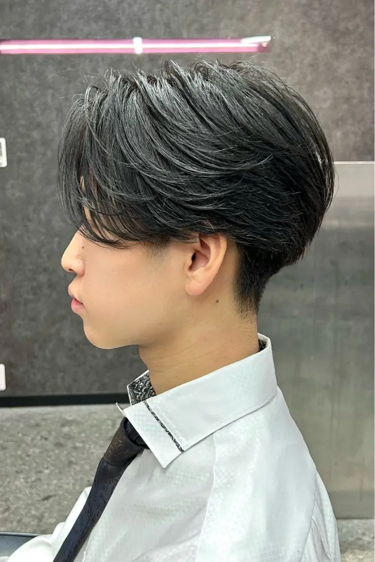 ショート カラー メンズ カット ヘアセット メンズスタイリスト 前田雄輝のヘアスタイル