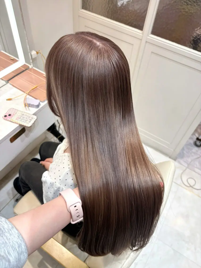 ロング 桃瀬 綾音 カラー/縮毛募集中♡のヘアスタイル