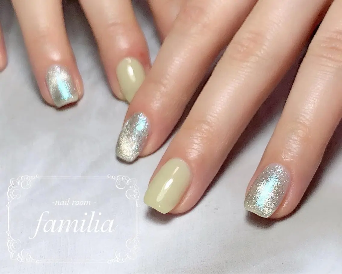 ネイル マグネットネイル ハンドネイル -nailroom- familiaのネイルデザイン