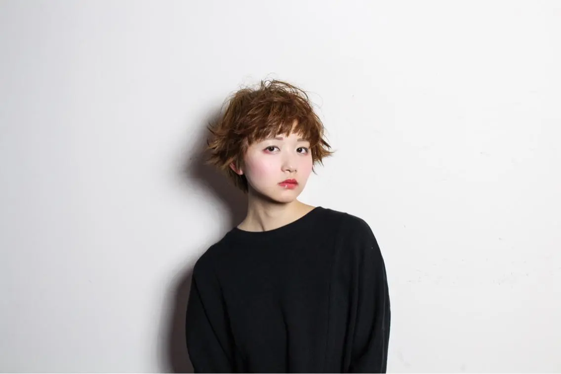 ショート 横井伴典 名古屋駅 メンズパーマ/カットのヘアスタイル