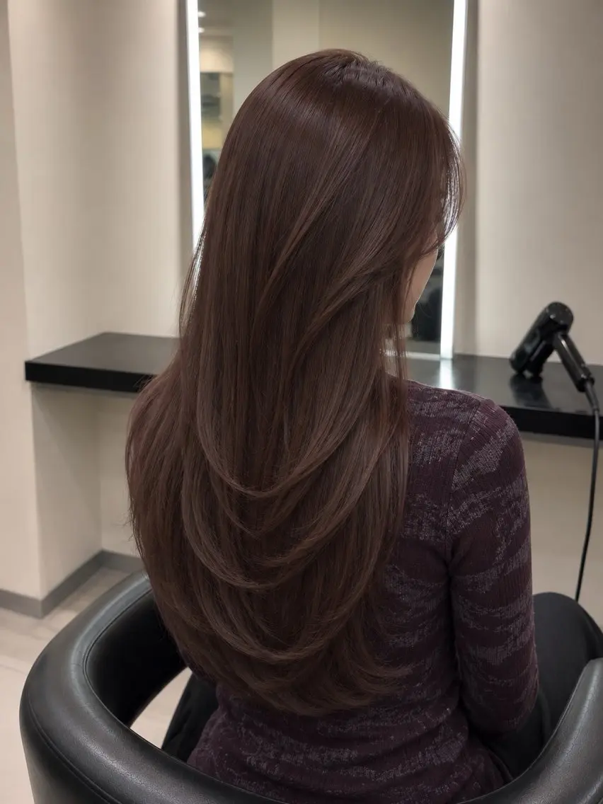 ミディアム カラー ブラウンカラー トリートメント 🌈ウルトワ水素 髪質改善naru🌈のヘアスタイル