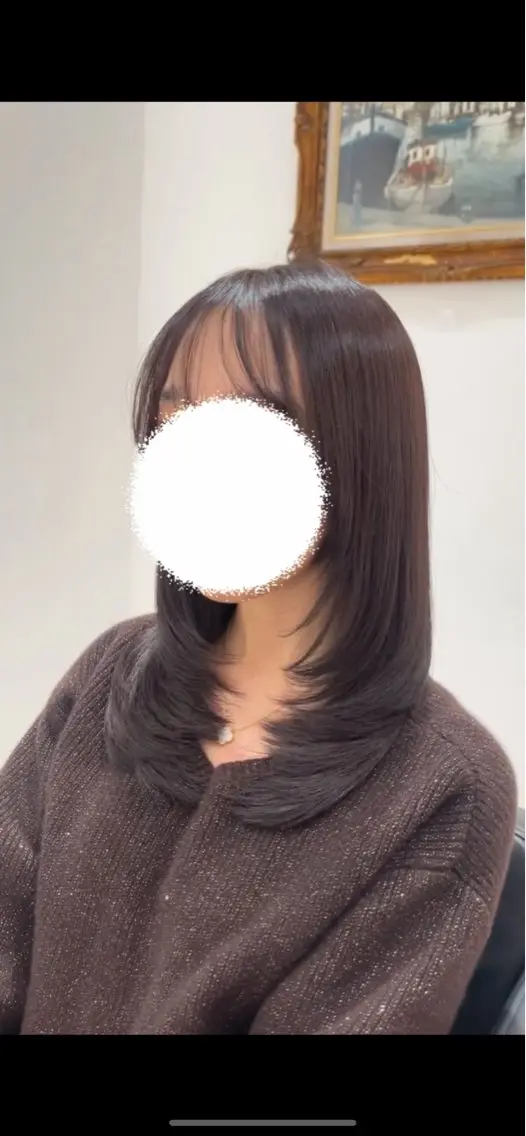 セミロング 【AIR銀座】 園田萌華のヘアスタイル