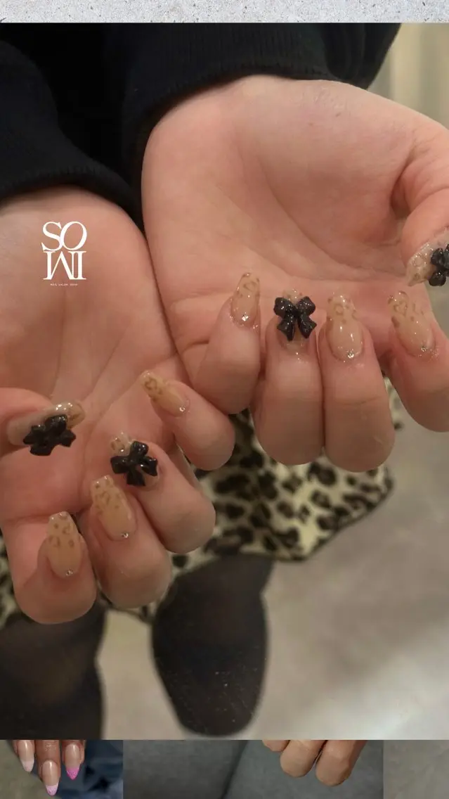 ネイル アニマル柄 町田 NAIL SALON SOMIのネイルデザイン