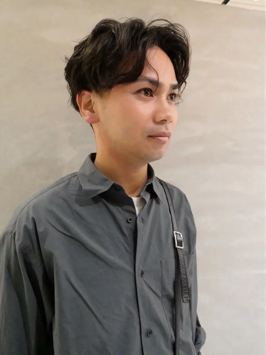 パーマ メンズ メンズパーマ カット 室谷 ゆりあのヘアスタイル