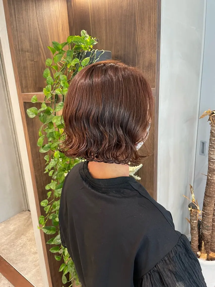 パーマ ハイトーン/透明感 yuinaのヘアスタイル