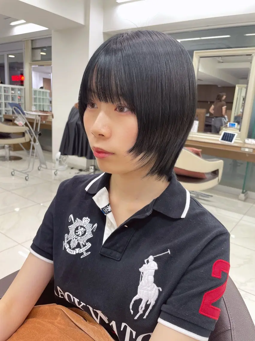 ショート ヘアカラー 店長福島成美/髪質 改善縮毛矯正/カラーのヘアスタイル