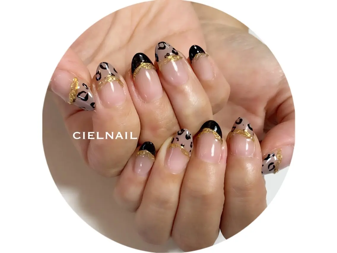 ミディアム ハンドネイル cielnail 祇園のネイルデザイン