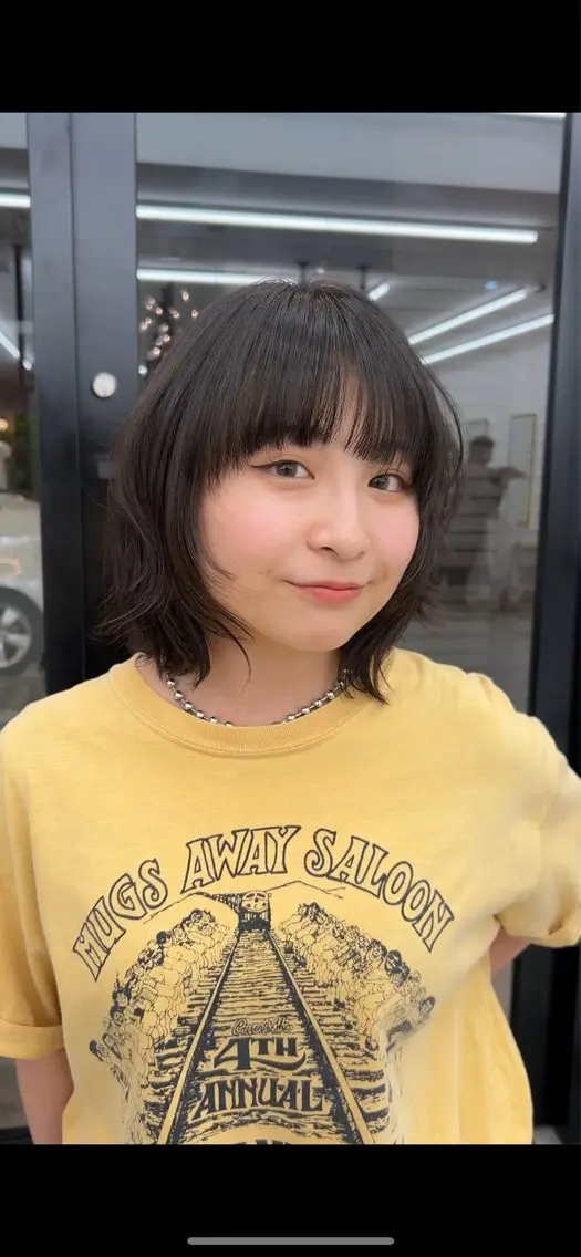 ショート くろかわ まいのヘアスタイル