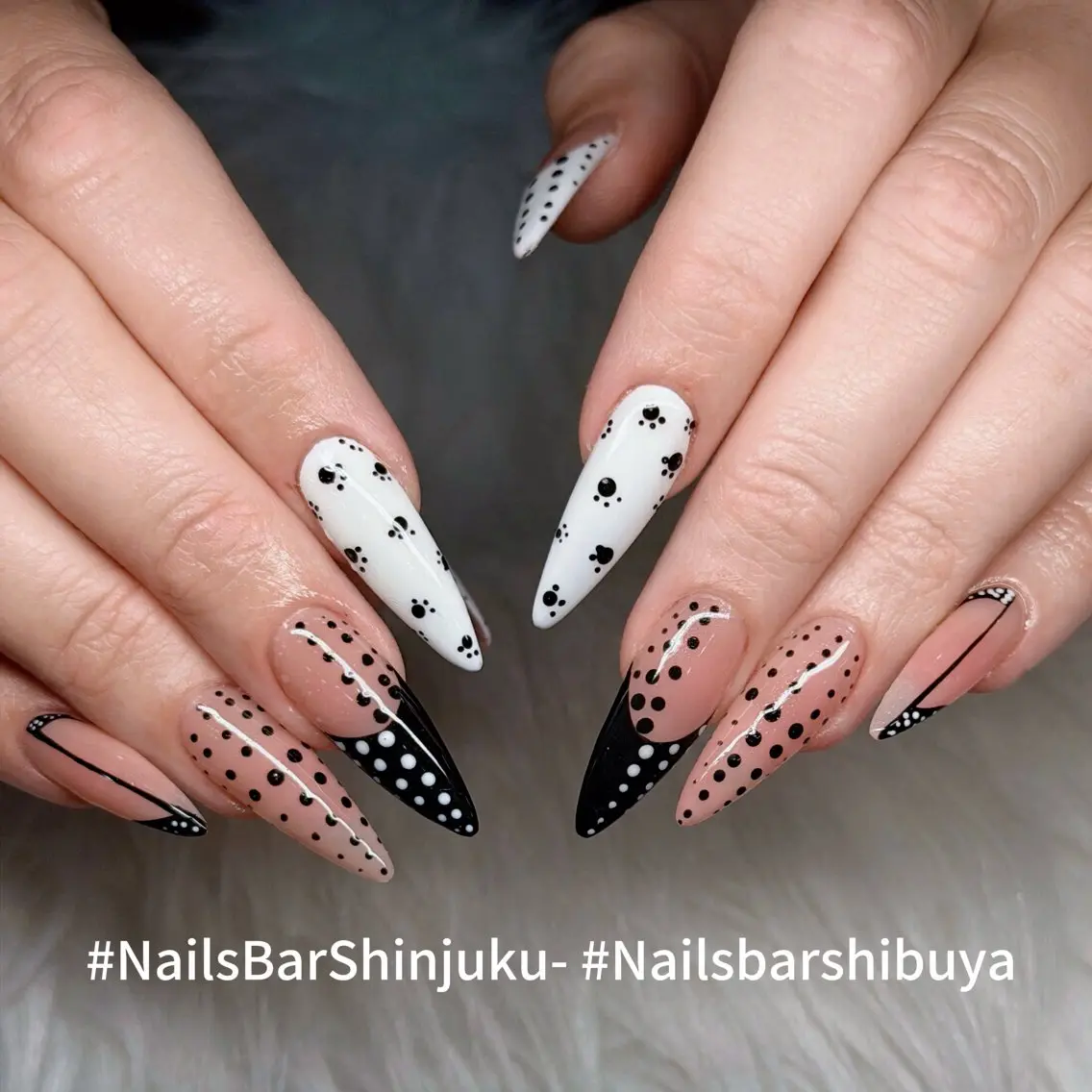 ネイル 長さ出し フレンチネイル ジェルネイル 韓国ネイル ロングネイル NAILS BAR SHINJUKUのネイルデザイン