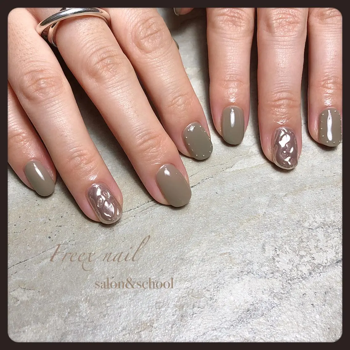 ネイル ミラーネイル freex nail /ニュアンス/個性派のネイルデザイン