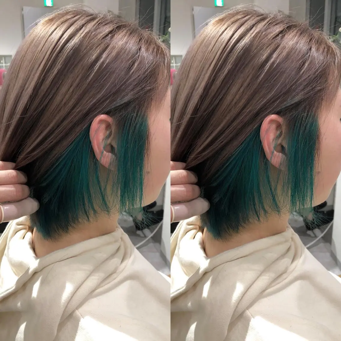 ショート カラー カット ヘアカラー トリートメント JILBLAN京都 ショート/ハイライトのヘアスタイル