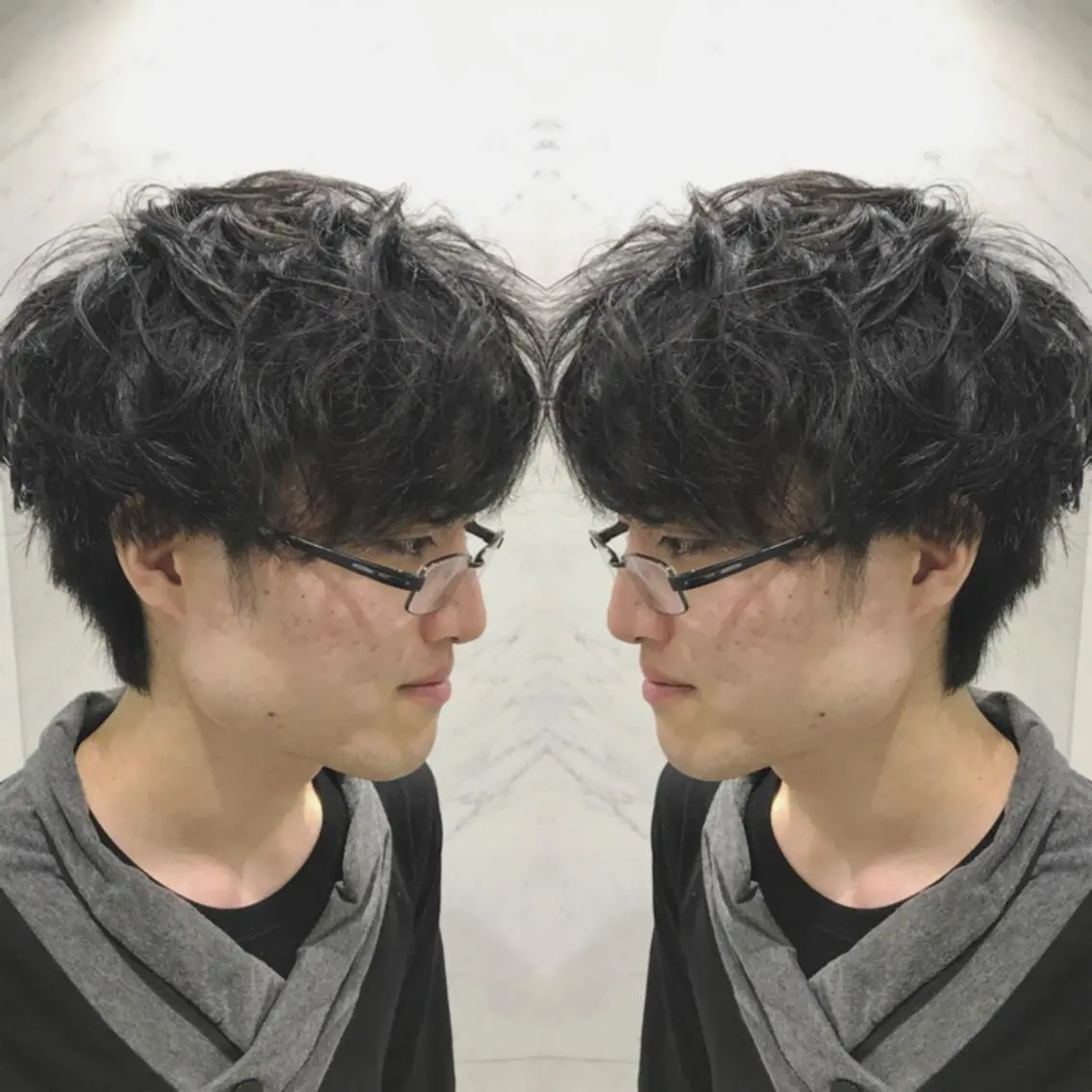 ショート カラー メンズ 重政 和樹のヘアスタイル