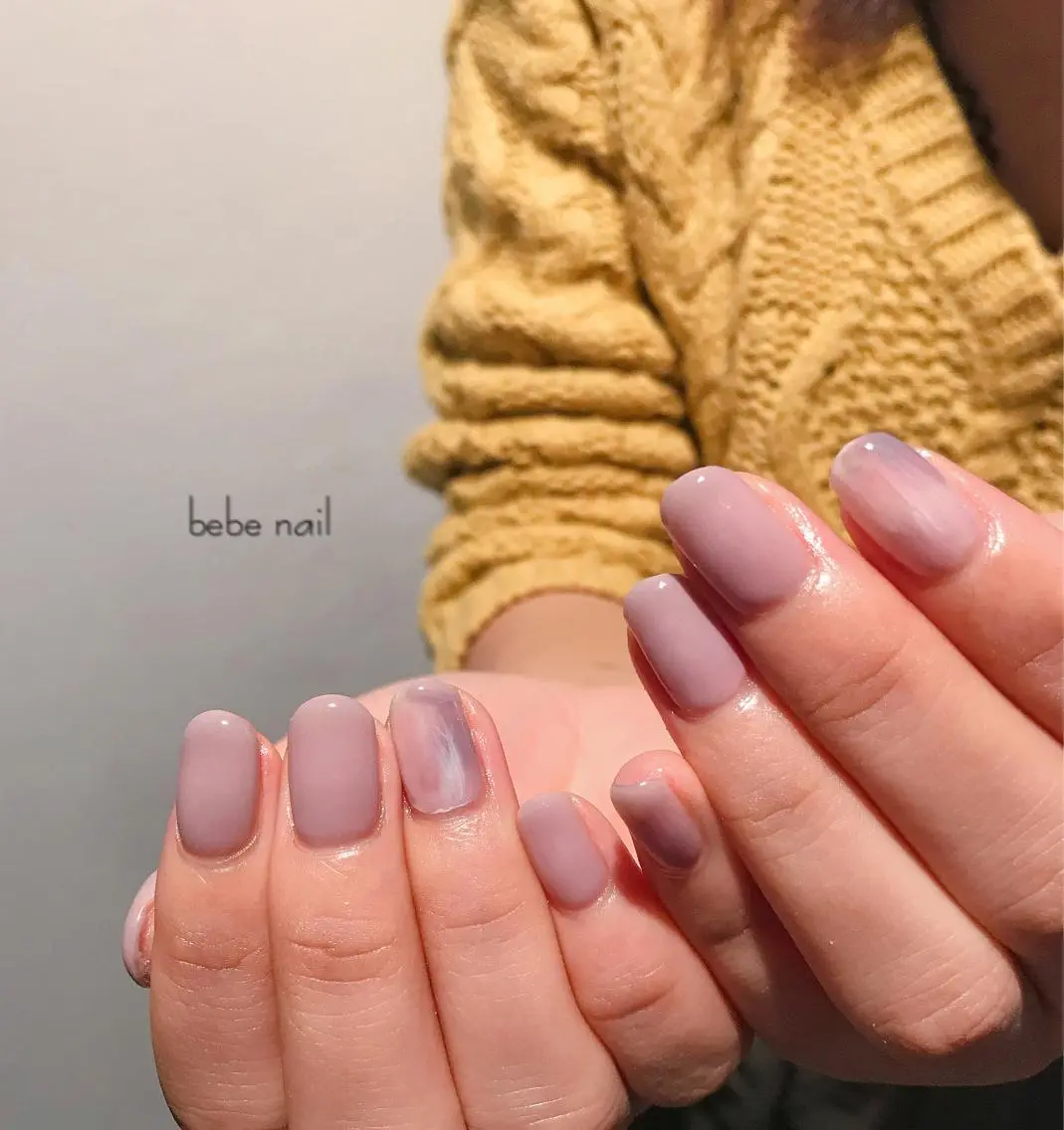 ネイル パープル Ann nailのネイルデザイン