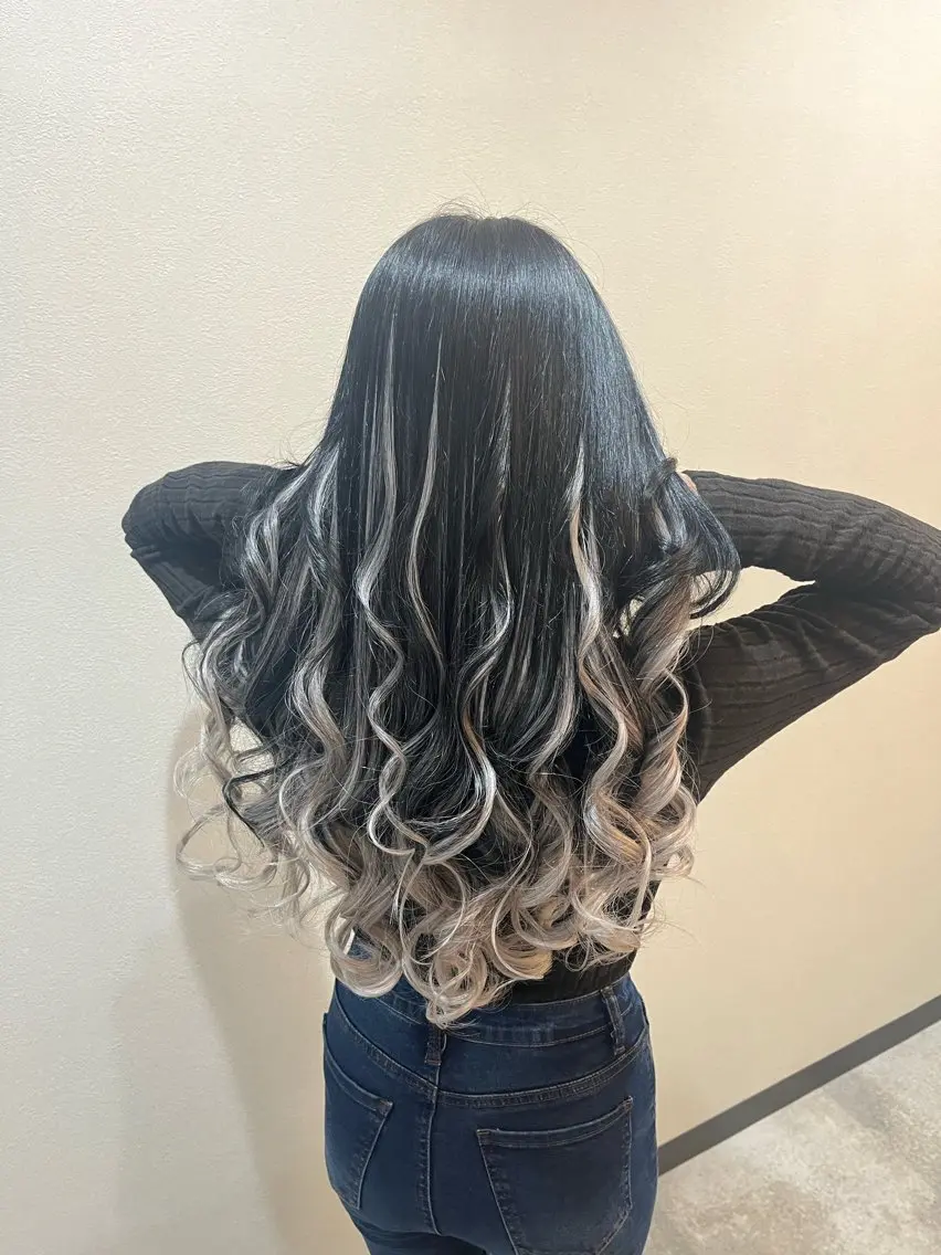 ロング エクステ 🐈‍⬛ララモアナ yuri🐈‍⬛のヘアスタイル