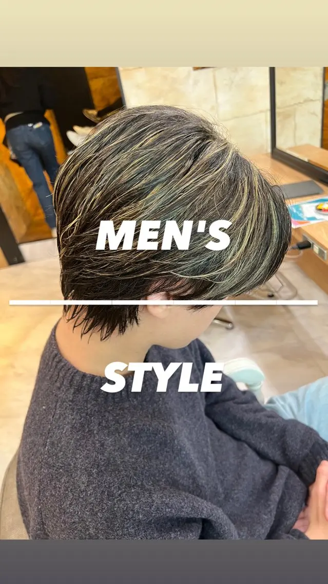 カラー メンズ カット ヘアカラー 大人デザイン 🍃MORIKA🍃のヘアスタイル